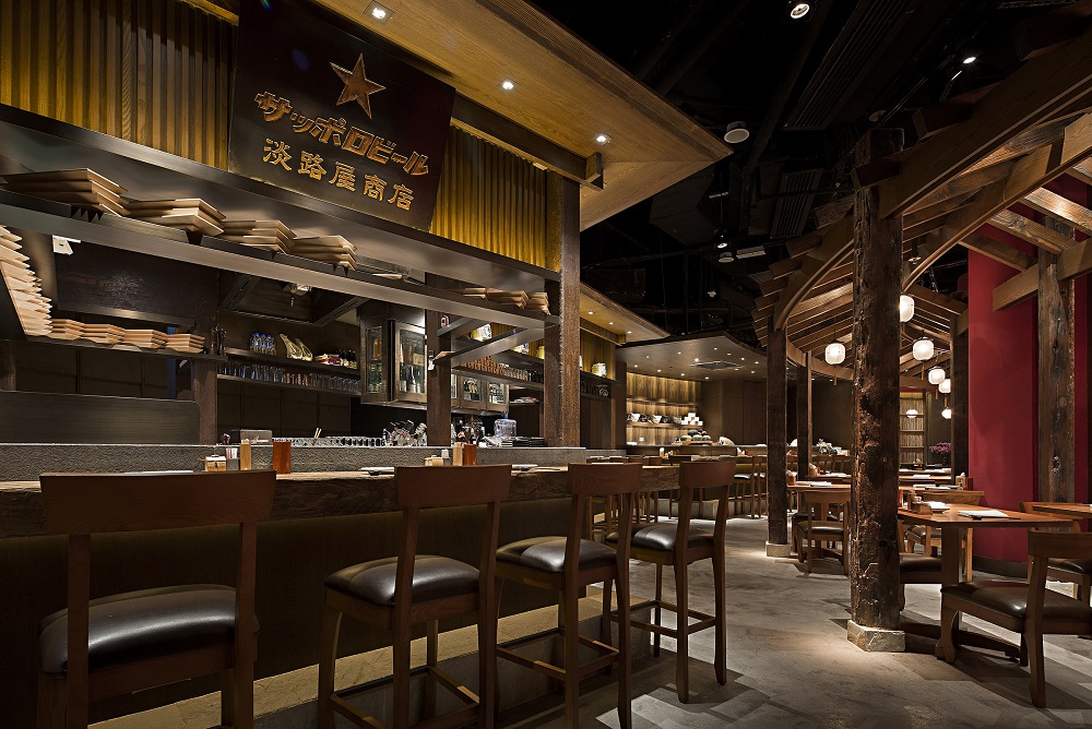 長沙門店裝修，餐飲門面中餐廳裝修設(shè)計(jì)